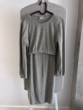 Charlotte Knit Nursing Dress | XS | Carry Maternity